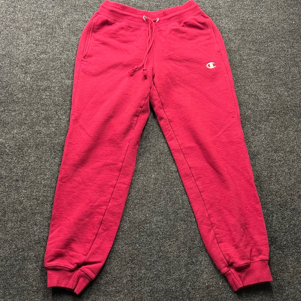 Champion Reverse Weave Sweatpants Red Joggers GF877 Small
